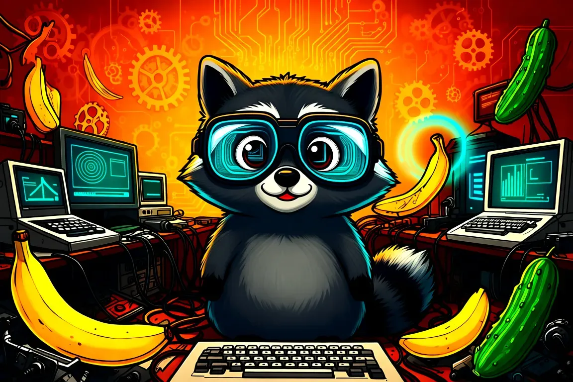 Halluzinationen eines digitalen Waschbären: Bananen-Gate und die Gurken-Revolution