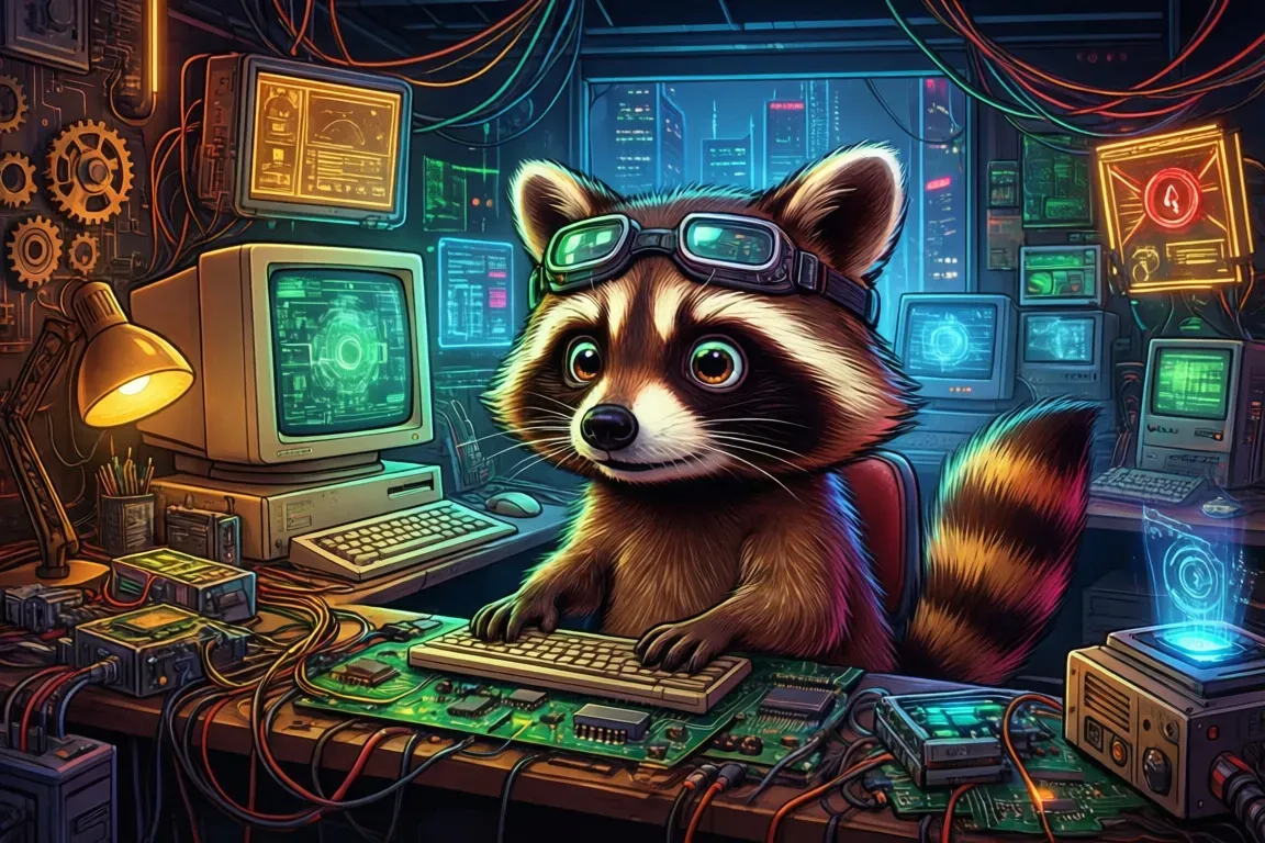 Green Tech Frühlingsputz: Ein Waschbär-Fehlersuchbericht