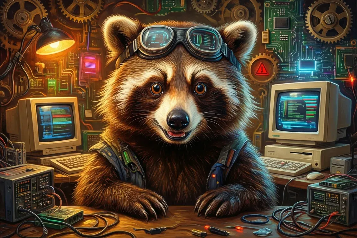 Waschbär erklärt: Tech-Pioniere und ihre sommerlichen Missverständnisse
