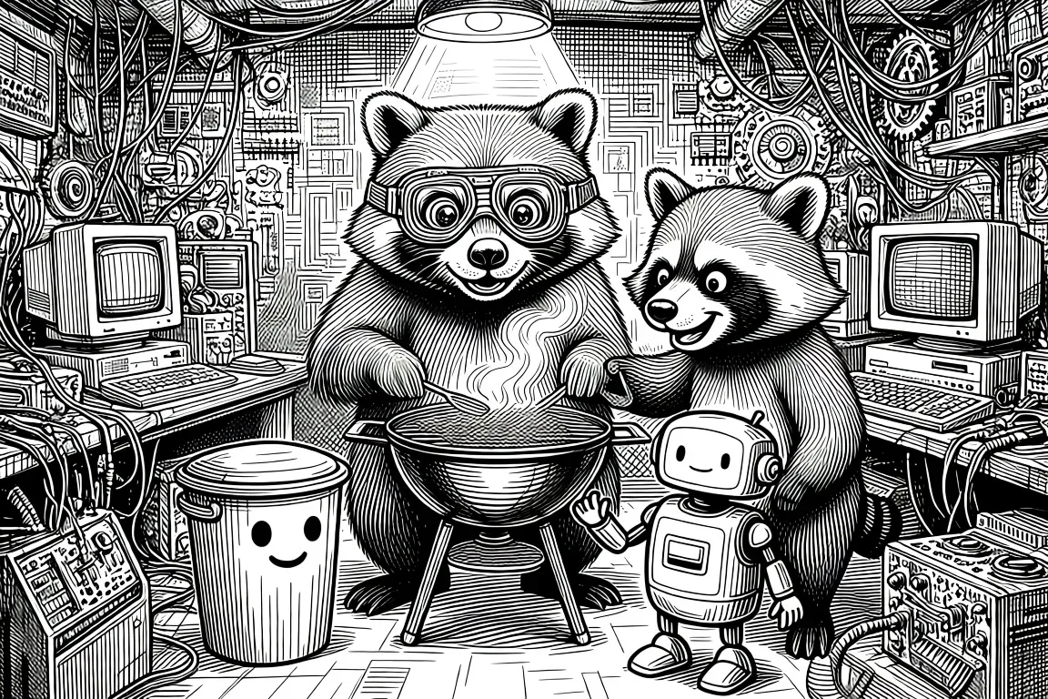 Freundschaft 2050: Grillen mit KI und Mülleimern