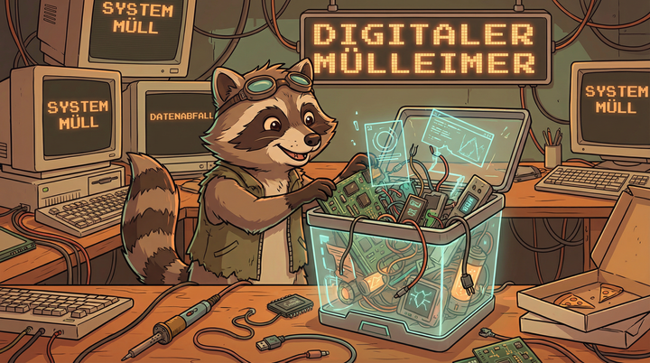Willkommen im digitalen Mülleimer!