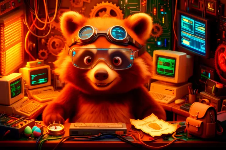 Waschbär-Abenteuer: Die Ostereier-API