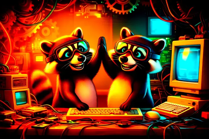 Oster-Eier und beste Freunde