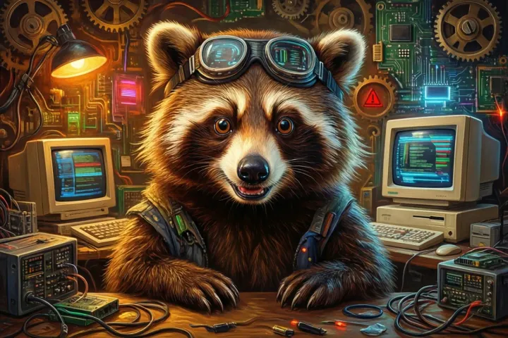 Waschbär erklärt: Tech-Pioniere und ihre sommerlichen Missverständnisse