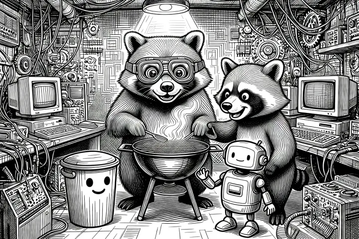 Freundschaft 2050: Grillen mit KI und Mülleimern